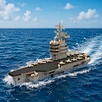 CUPUZ 3D Aircraft Carrier Cardboard Construction Kits DIY Naval Ships Assemble Models for Stationery,Museum,Art&Collectible